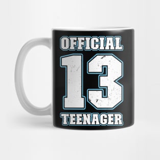 13th Birthday for Boy Official Teenager 13 Years Mug